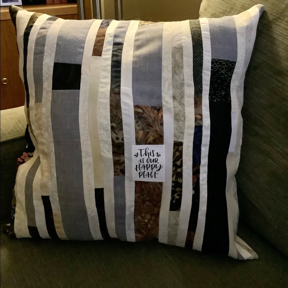 ‘Pillow Talk’ custom decorative pillow